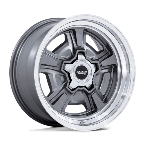 18X8 American Racing Vintage VN517 Marauder Anthracite 5x127 ET0 Wheel Rim