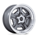 18X8 American Racing Vintage VN517 Marauder Anthracite 5x127 ET0 Wheel Rim