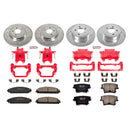 PowerStop Z23 Daily Driver Carbon-Fiber Ceramic Pads Drilled & Slotted Rotor & C