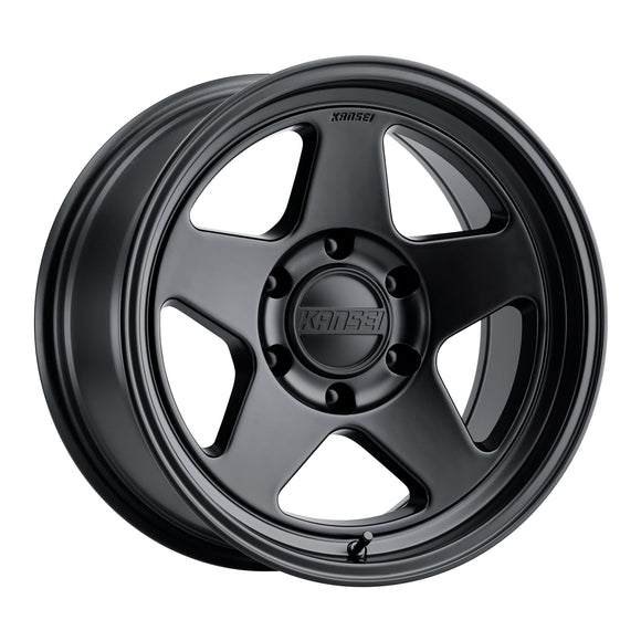 17x8.5 Kansei K12MB KNP HD Matte Black 6x139.7 ET0 CB106.1 Wheel