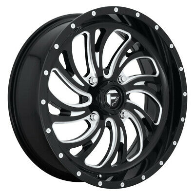 24X7 Fuel UTV D641 KOMPRESSOR Gloss Black Milled 4X137 ET13 wheel/rim