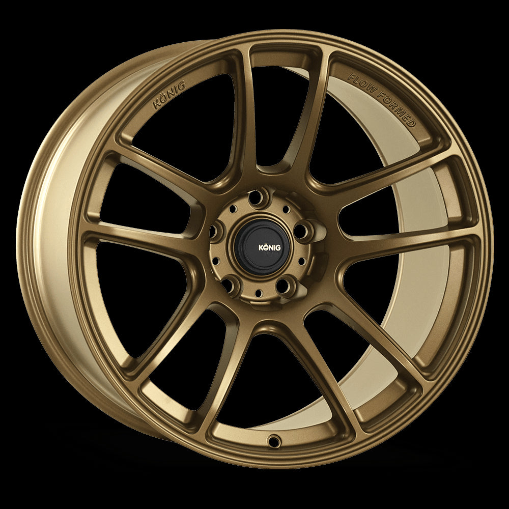 17x8.5 Konig Heliogram Matte Bronze 4x100 ET45 Wheel Rim