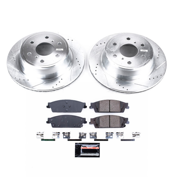 PowerStop Z23 Daily Driver Carbon-Fiber Ceramic Brake Pad and Drilled & Slotted