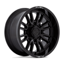 20x10 Fuel Off-Road D760 Clash Gloss Black 8x165.1 ET-18 CB125.1 Wheel Rim