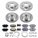 PowerStop OE Stock Replacement Low-Dust Ceramic Brake Pad and Rotor Kit