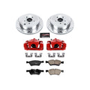 PowerStop Z23 Daily Driver Carbon-Fiber Ceramic Pads Drilled & Slotted Rotor & C