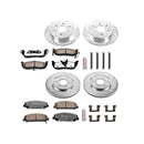 PowerStop Z36 Carbon-Fiber Ceramic Brake Pad with Drilled and Slotted Rotor Kit