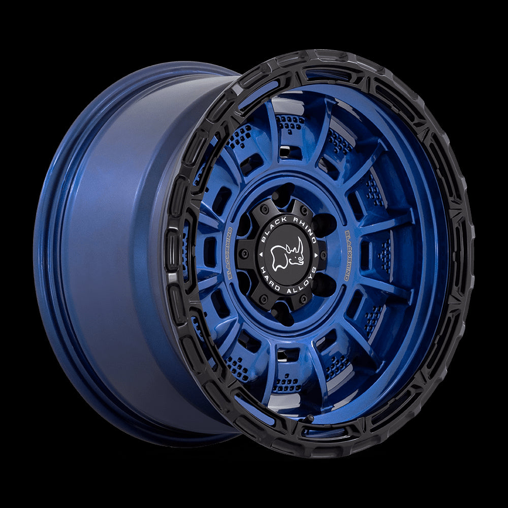 20X10 Black Rhino Legion Cobalt Blue With Black Lip 8X180 ET-18 Wheel Rim