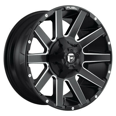 20X9 Fuel D616 Contra Matte Black Milled 6X120/6X139.7 ET19 wheel/rim