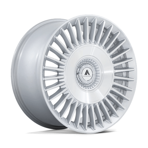22X10.5 Asanti Black ABL-40 Tiara Silver 5X112 5X120 ET38 Wheel Rim