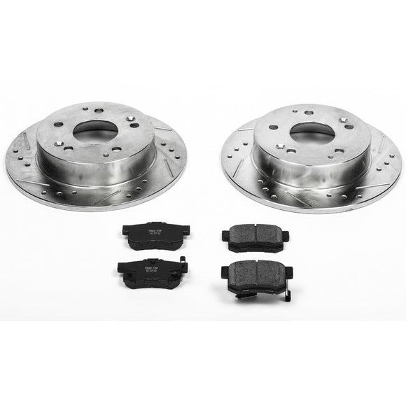 PowerStop Z23 Daily Driver Carbon-Fiber Ceramic Brake Pad and Drilled & Slotted