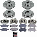 PowerStop OE Stock Replacement Low-Dust Ceramic Brake Pad, Rotor and Caliper Kit