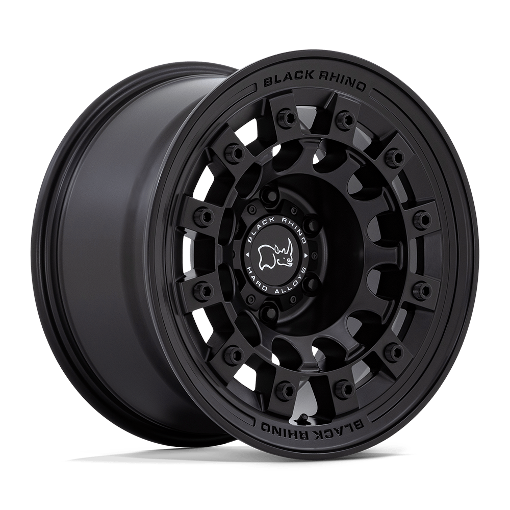 17X8 Black Rhino Fuji Matte Black 5X114.3 5X4.5 ET30 Wheel Rim ...