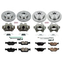 PowerStop OE Stock Replacement Low-Dust Ceramic Brake Pad, Rotor and Caliper Kit