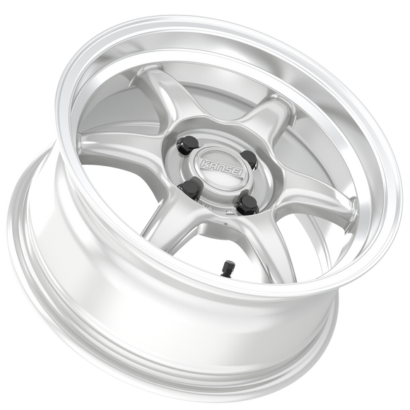 15x7 Kansei K11H Tandem Hyper Silver 4x100 ET25 CB73.1 Wheel