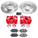 PowerStop Z23 Daily Driver Carbon-Fiber Ceramic Pads Drilled & Slotted Rotor & C