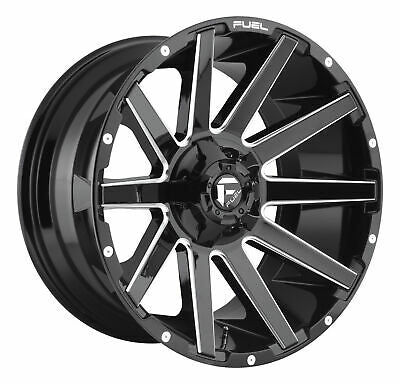 20X9 Fuel D615 Contra Gloss Black Milled 5X139.7/5X150 ET20 wheel/rim