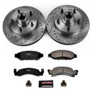 PowerStop Z23 Daily Driver Carbon-Fiber Ceramic Brake Pad and Drilled & Slotted