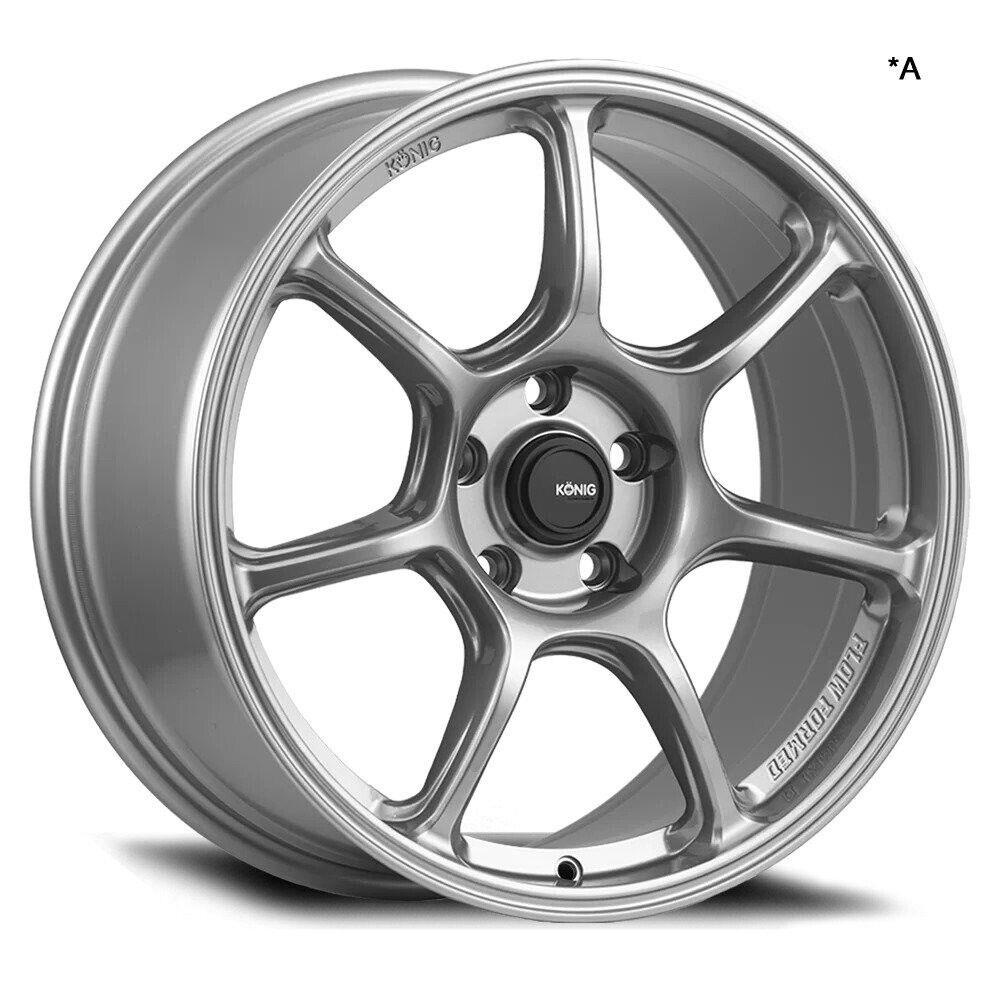 18x8.5 Konig Ultragram Titanium Metallic 5x100 ET38 Wheel Rim