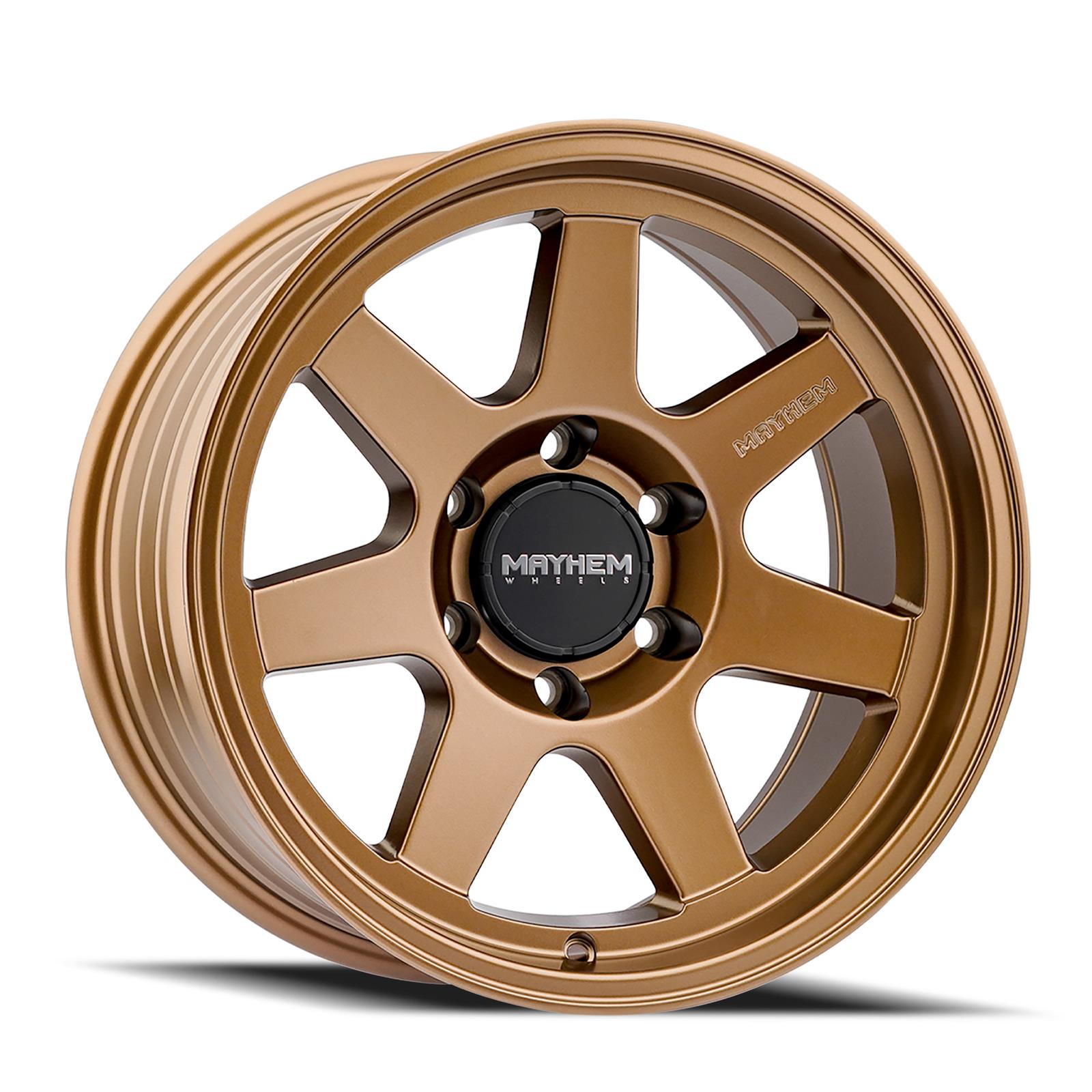 17x9 Mayhem 8307 Convoy Satin Bronze 6x139.7 6x5.5 ET-6 Wheel Rim