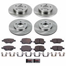 PowerStop OE Stock Replacement Low-Dust Ceramic Brake Pad and Rotor Kit