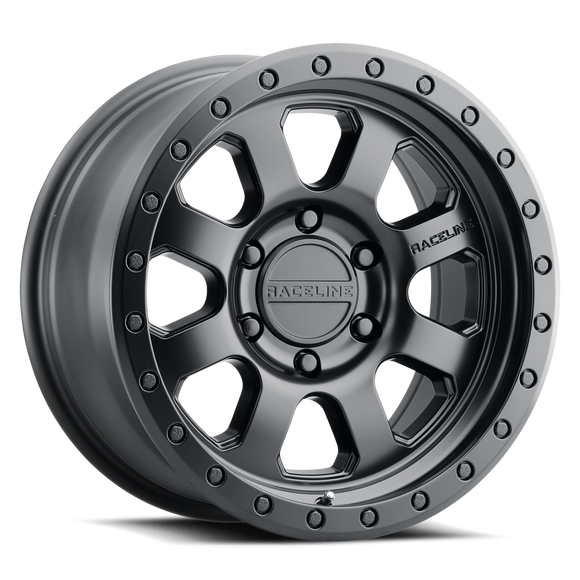 17x9 Raceline 929B Black 5x139.7 5x5.5 ET-12 Wheel Rim
