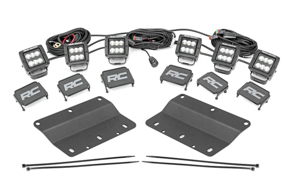 Rough Country LED Light Kit Fog Mount 2" For Ford Bronco 21-24