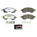 PowerStop Z36 Truck And Tow Carbon-Fiber Ceramic Brake Pads With Hardware