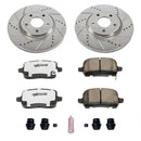 PowerStop Z26 Street Performance Ceramic Brake Pad and Drilled & Slotted Rotor K