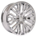 22" Replica Wheel CV37 Fits GMC Sierra Rim 22x9 Chrome Wheel