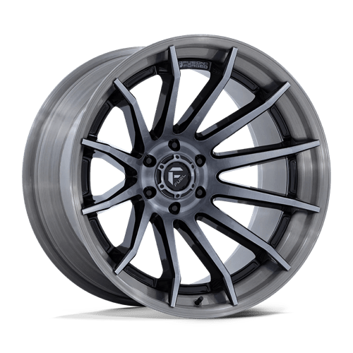 22x10 Fuel Off-Road FC403 Burn Gloss Black Brushed Gray Tint 6x135 ET-18 Wheel
