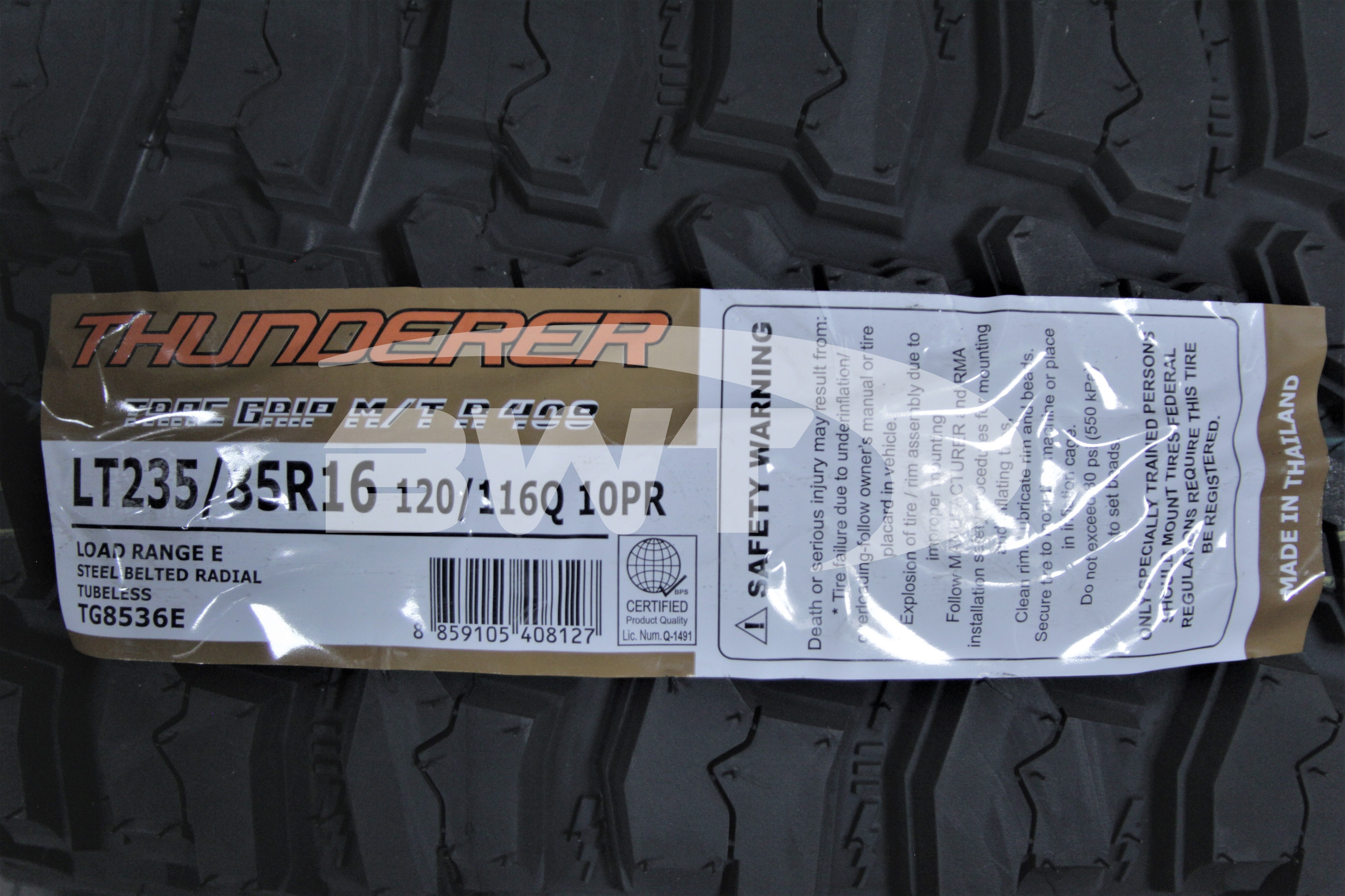 Thunderer TRAC GRIP M/T Tire(s) 235/85R16 BSW LRE 2358516 235/85-16 R16 Mud