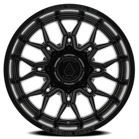 20x10 Arena Wheel Violator Satin Black Wheel 8x170 ET-18 CB125.1