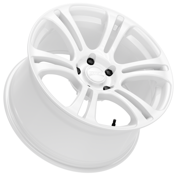 18x10.5 Kansei K16W Neo Gloss White 5x100 ET12 CB73.1 Wheel