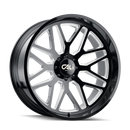 20x10 Cali Off-Road Invader Gloss Black Milled 6x139.7 ET-25 CB106.1 Wheel Rim