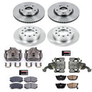 PowerStop OE Stock Replacement Low-Dust Ceramic Brake Pad, Rotor and Caliper Kit