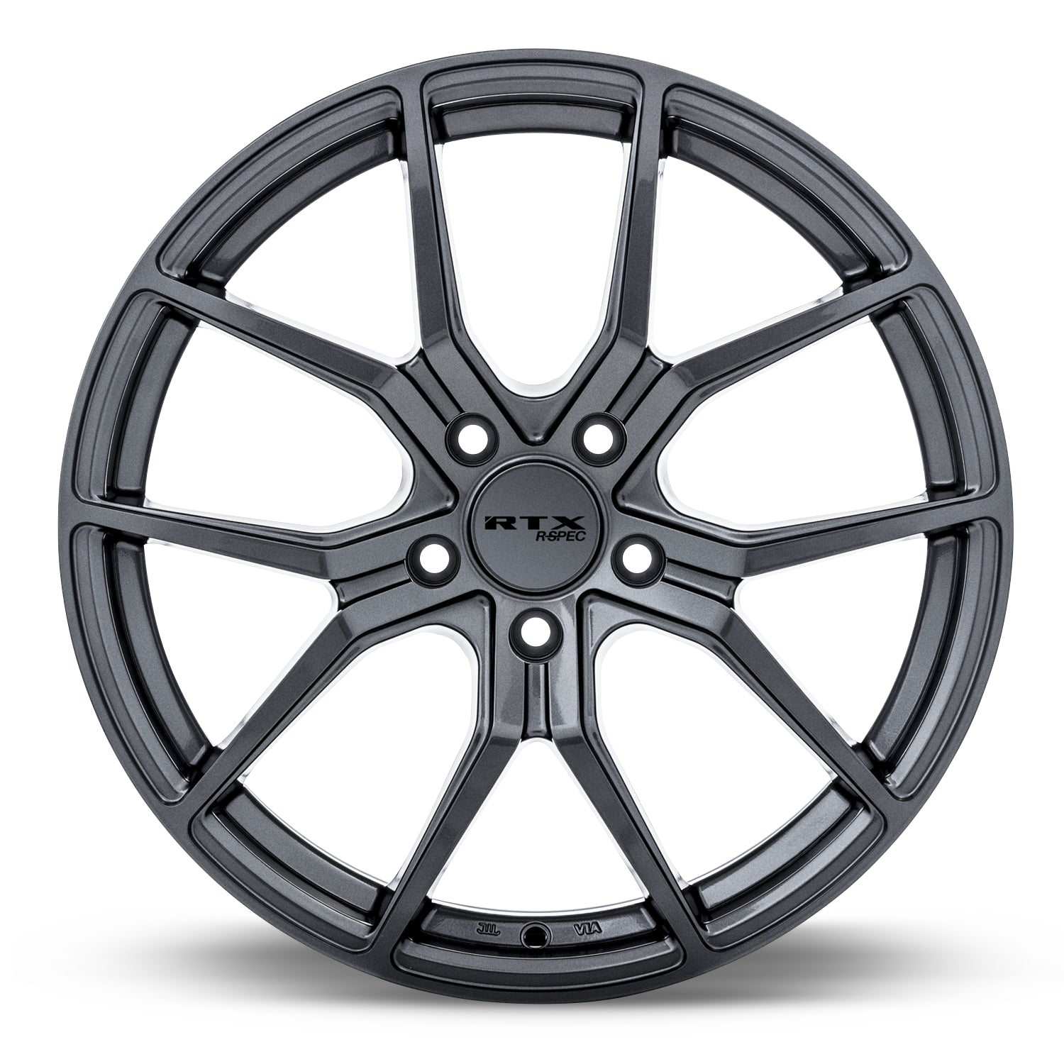 18x8 RTX FF10 Gunmetal 5x108 ET38 wheel/rim - 0