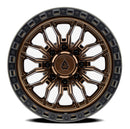 20x10 Arena Wheel Hustle Smoked Bronze Center Satin Black Lip 8x170 ET-18 CB125.
