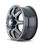 19.5x6.75 Mayhem Monstir Black-Milled Wheel/Rim 8x170 8101-9670MF