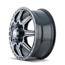 19.5x6.75 Mayhem Monstir Black-Milled Wheel/Rim 8x170 8101-9670MF