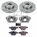 PowerStop OE Stock Replacement Low-Dust Ceramic Brake Pad, Rotor and Caliper Kit