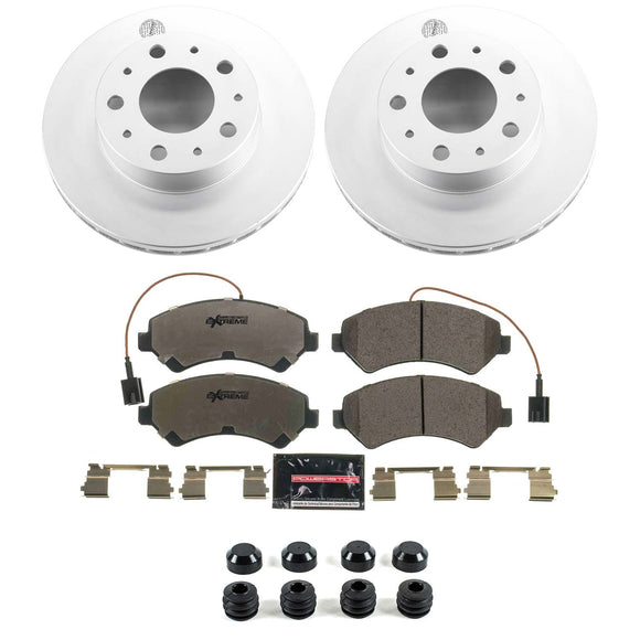 Z36 Truck & Tow Premium Carbon-Fiber Ceramic Brake Pad and Fully Coated Rotor Ki