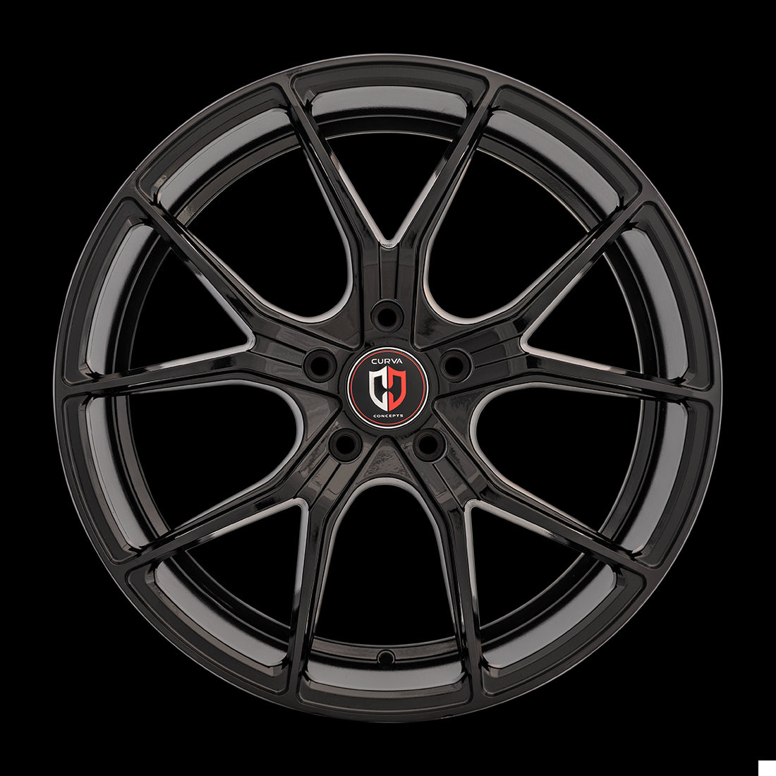 20x10 Curva C42 Gloss Black 5x120 ET38 wheel/rim - 0