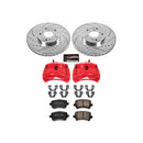 PowerStop Z23 Daily Driver Carbon-Fiber Ceramic Pads Drilled & Slotted Rotor & C