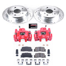 PowerStop Z23 Daily Driver Carbon-Fiber Ceramic Pads Drilled & Slotted Rotor & C