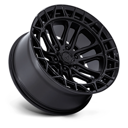 17x9 Fuel Off-Road FC874 Celsius Matte Black W/ Gloss Black Lip 6x135 ET1 Wheel