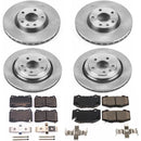 PowerStop OE Stock Replacement Low-Dust Ceramic Brake Pad and Rotor Kit