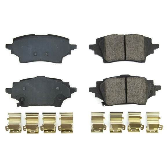 PowerStop Z17 Evolution Ceramic Brake Pads With Hardware