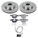 PowerStop OE Stock Replacement Low-Dust Ceramic Brake Pad and Rotor Kit