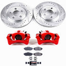 PowerStop Z23 Daily Driver Carbon-Fiber Ceramic Pads Drilled & Slotted Rotor & C